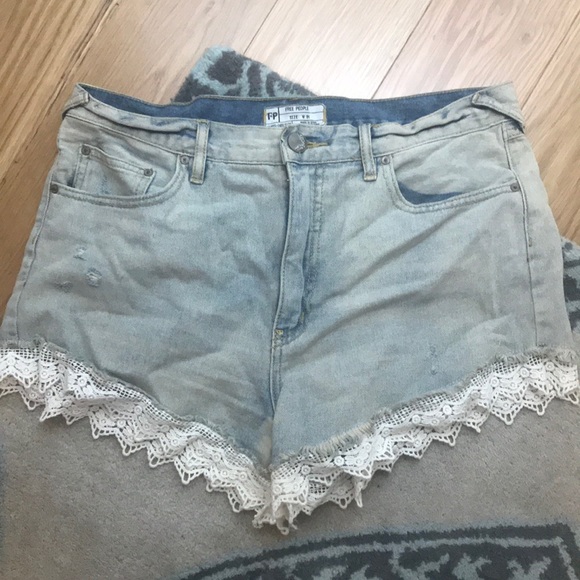 Free People Pants - Free People Denim Short Free People Pants - Free People Denim Short